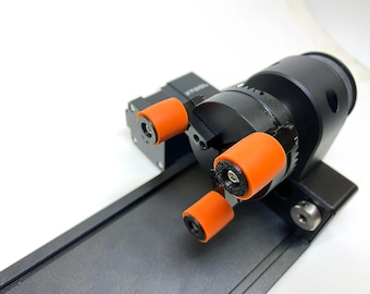 Silicone Rubber Bolt on Grips for Rotary Chuck Laser Engraving - Xtool, Versa-Jaw and Other 3mm, 4mm Master/Carrier Jaw Style