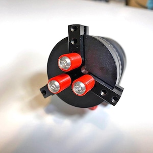 RA2 Soft Jaw Grips - Xtool Chuck Grips for Rotary Tool for Laser Engraving - 14mm Tall - RED - Set of 3