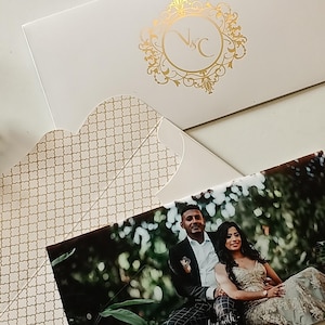 Sliding Invitation Card | Pull Invitation Card | Scroll Invitation Card ...