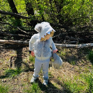 Big bad wolf hoodie , wolf costume , little red riding hood, story book character costume