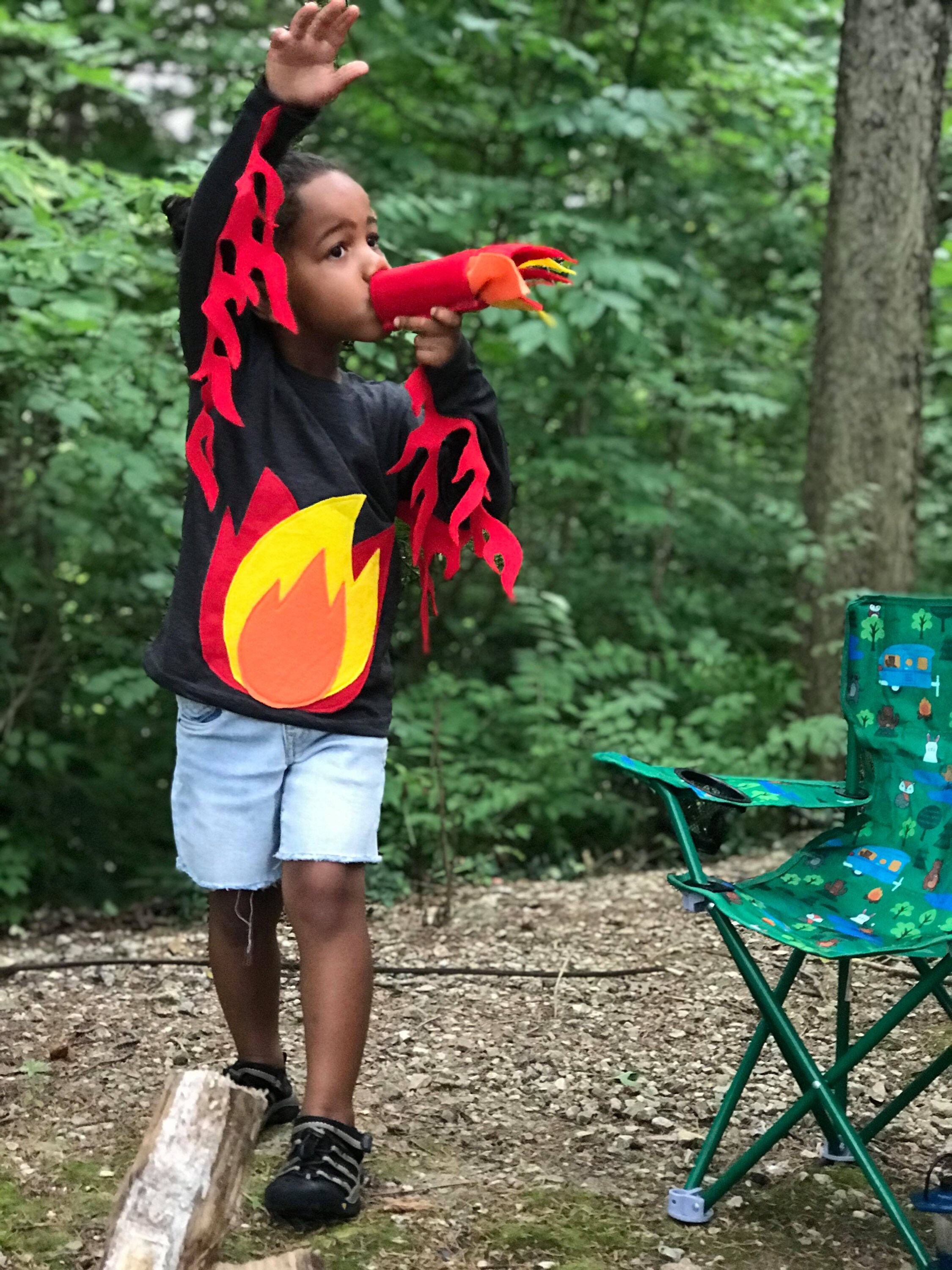 Fire costume deals