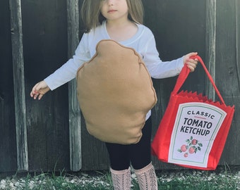 Kids chicken nugget costume, chicken nugget gifts, chicken nugget Halloween costume , chicken costume, food costume