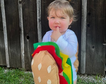 Infant Sandwich costume , food costumes, Halloween costumes, hoagie sandwich costume