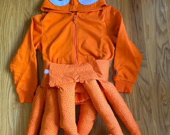 Octopus costumes ( 7 colors to choose from ) , octopus hoodie , octopus legs, octopus Halloween,