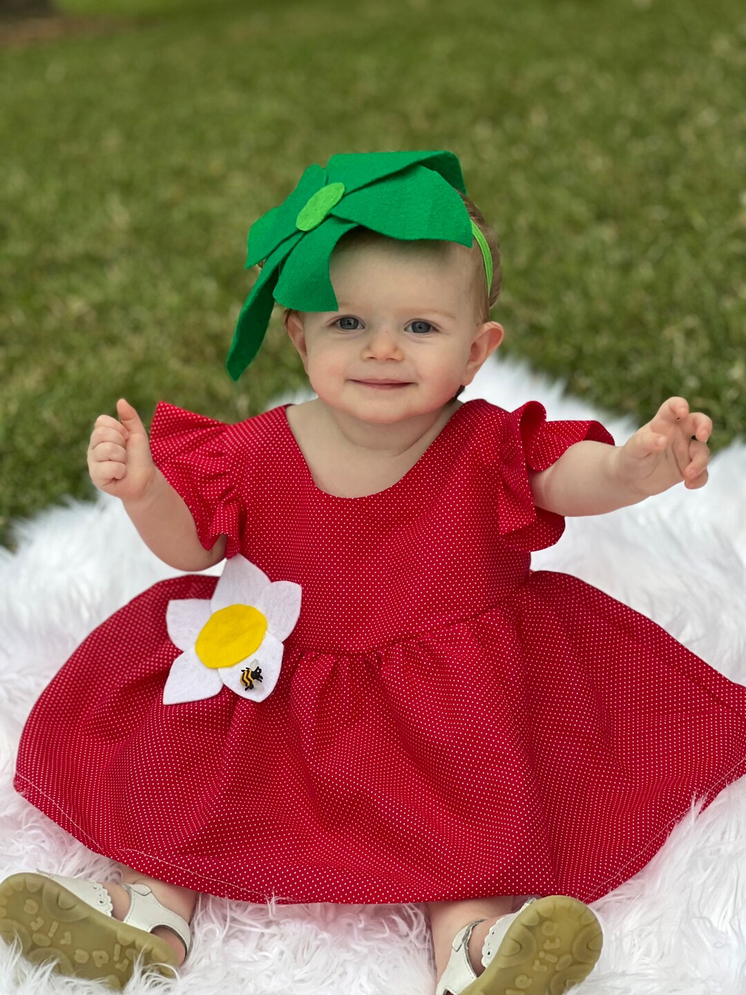 Strawberry Costume , Strawberry Outfit , Strawberry Birthday , Kids
