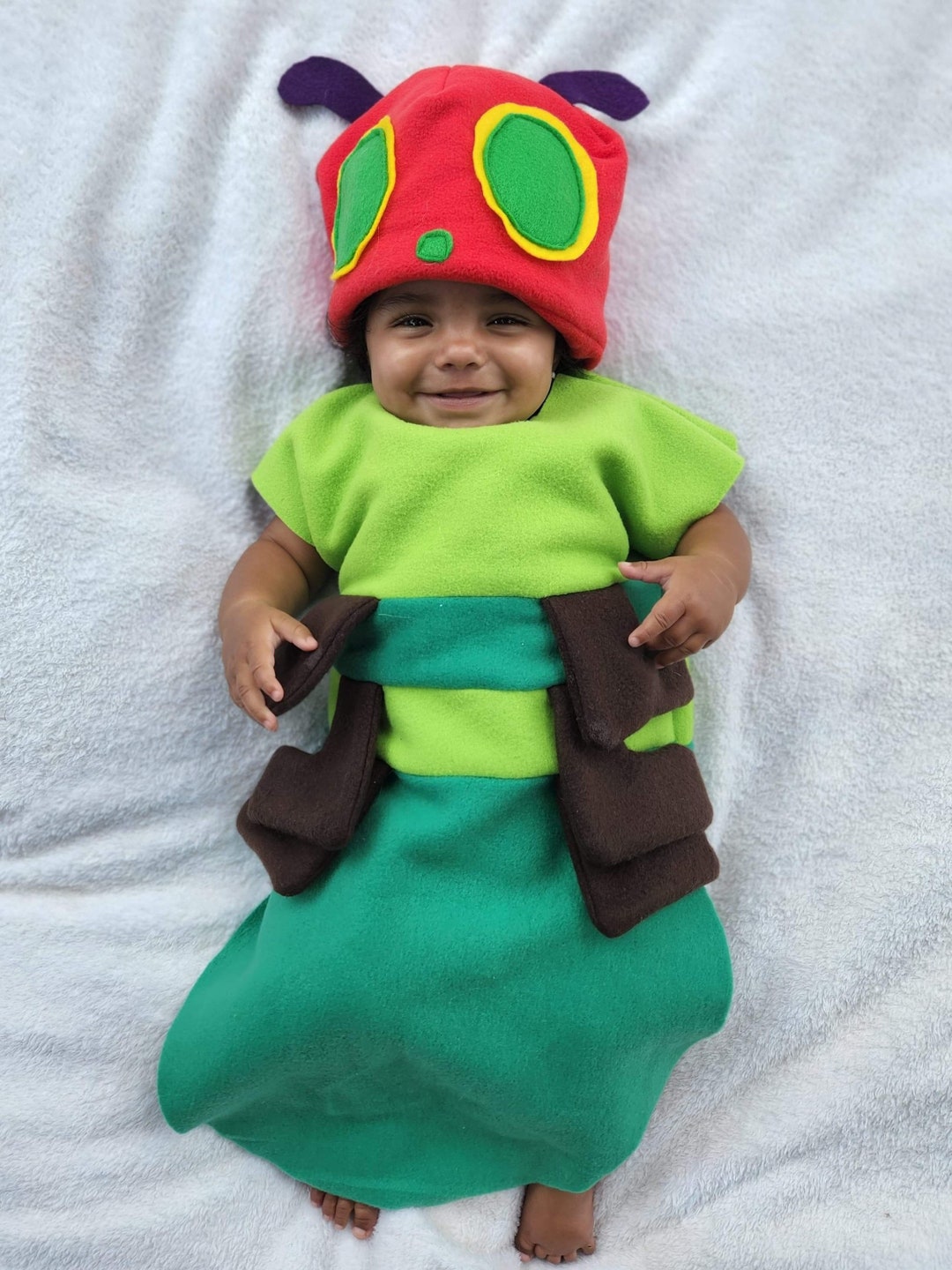 Infant Caterpillar Costume Custom Sizing , Please Read the Listing