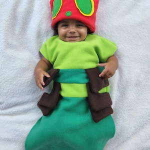 Infant caterpillar costume ( custom sizing , please read the listing before ordering) , bug costume , bug Halloween