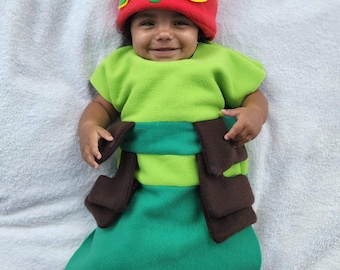 Infant caterpillar costume ( custom sizing , please read the listing before ordering) , bug costume , bug Halloween