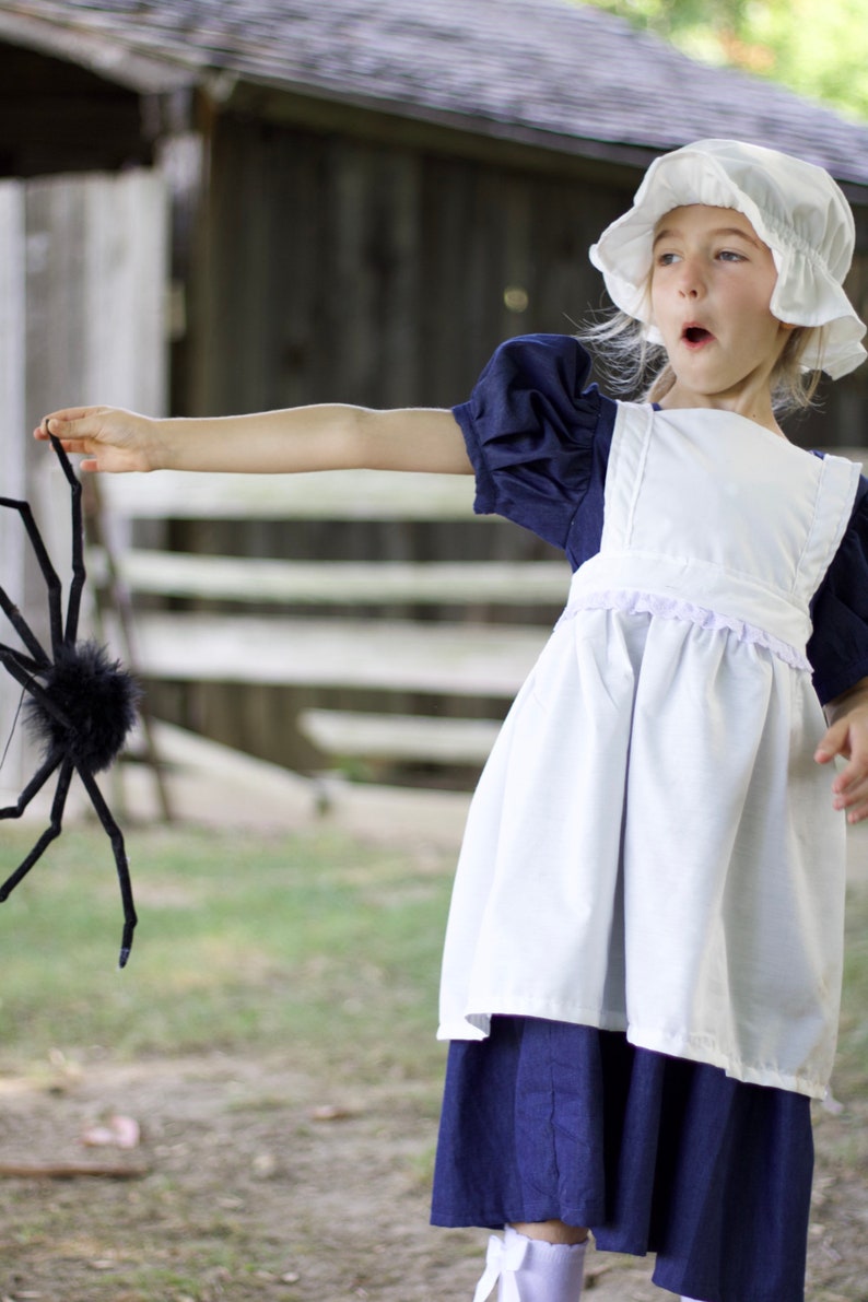 Little miss muffet costume, little miss muffet dress, nursery rhyme costume, Halloween costume, nursery rhyme birthday , image 1