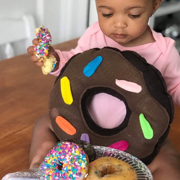 Infant donut costume, halloween costume, donut gift, donut party, 1st birthday , baby gift( updates on sprinkles)