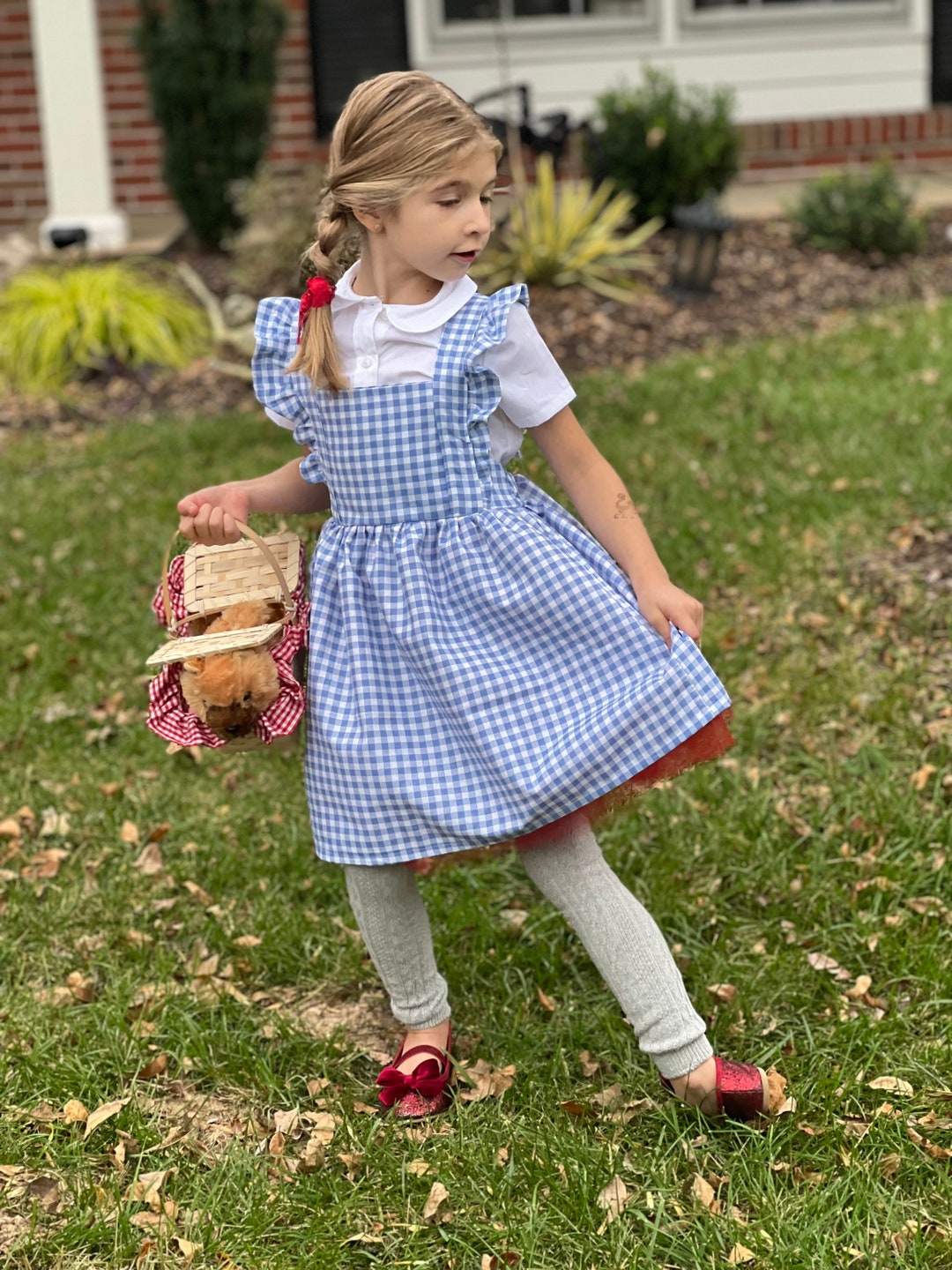 Dorothy Dress Dorothy Halloween Costume Pinafore Dress Etsy