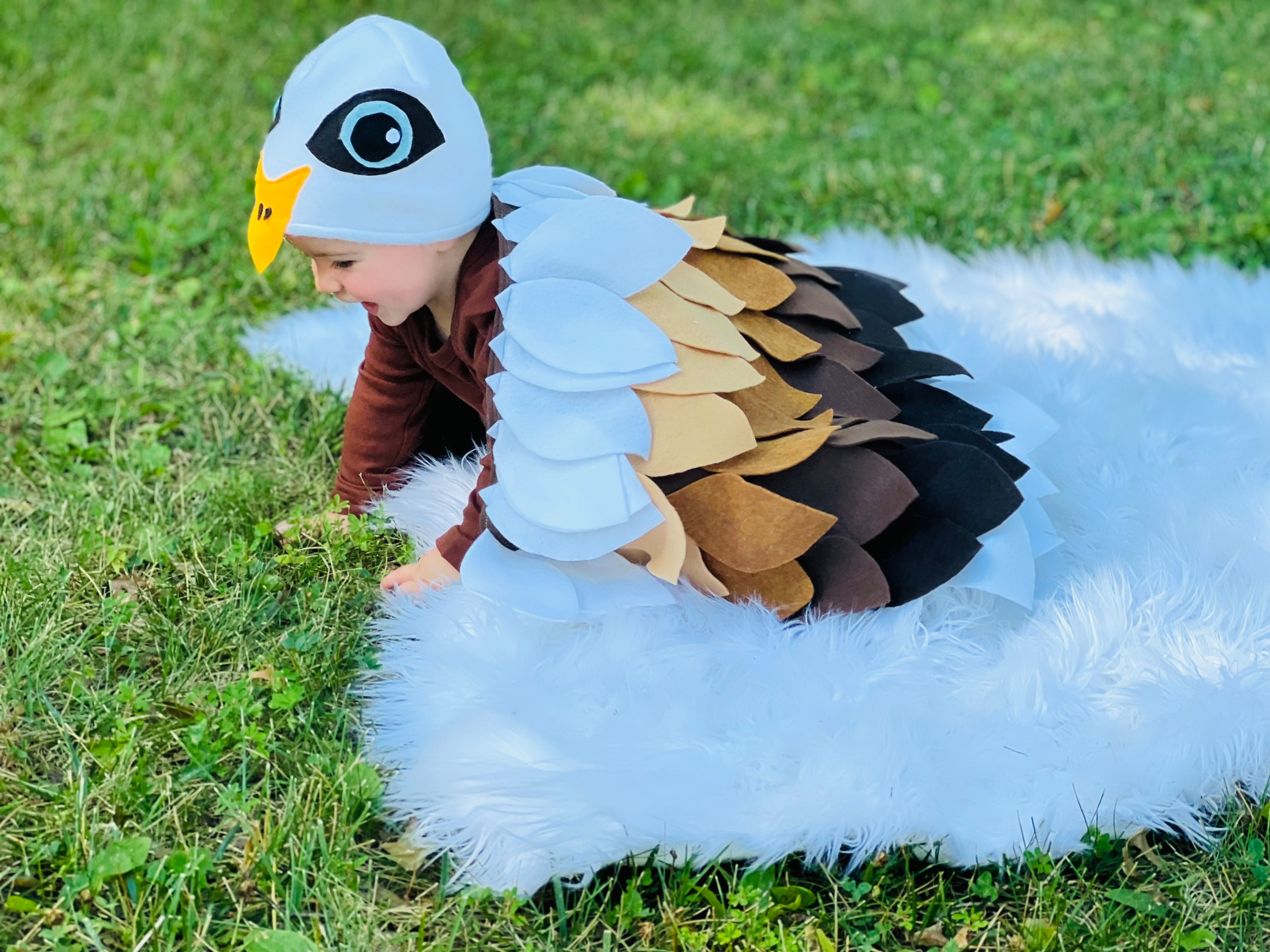 Infant Eagle Costume , Eagle Cape , Eagle Gifts , Eagle Baby Costume ,  Halloween Infant, Eagles 