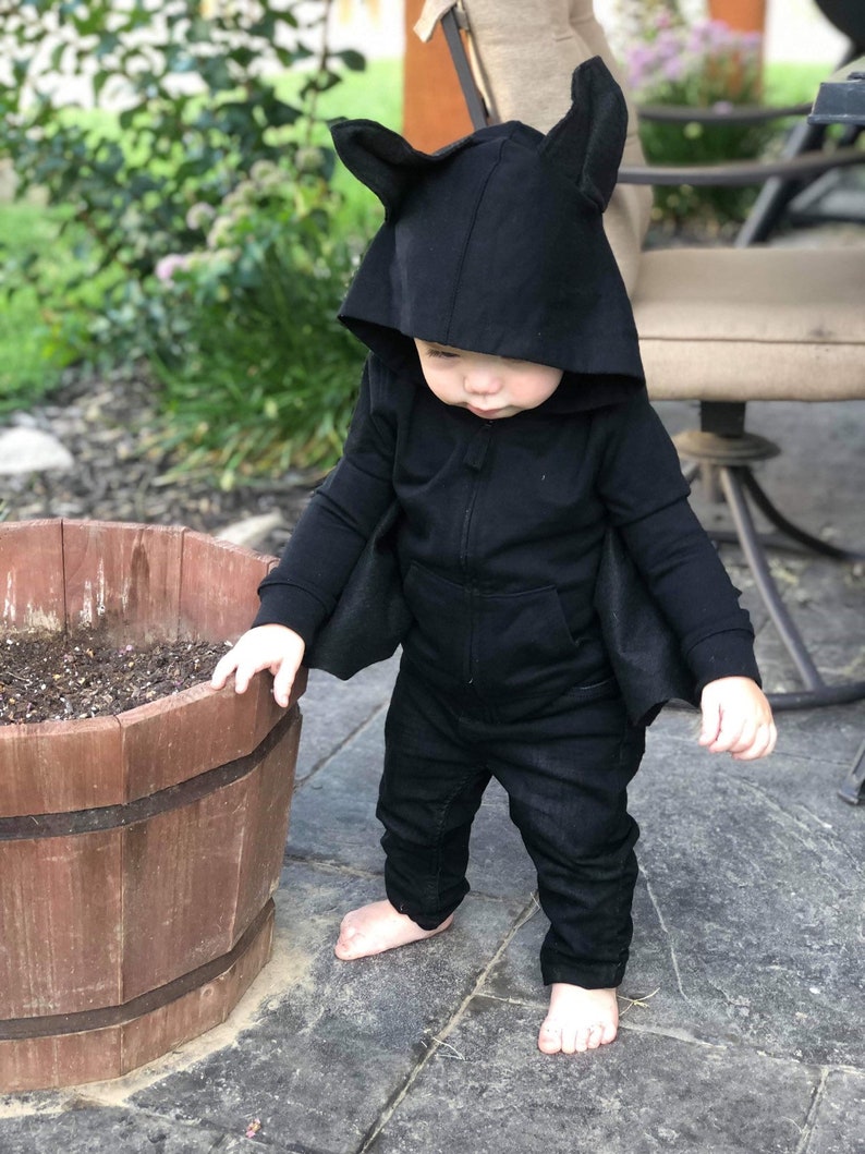 Baby Bat Costume Bat Costume Infant Bat Costume Baby Bat Etsy
