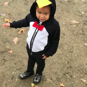 Peguin hoodie, penguin costume