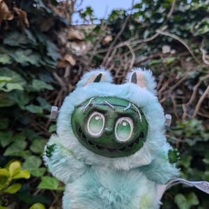 CUSTOM HALLOWEEN LABUBU/Lafufu. Frankenstein inspired labubu