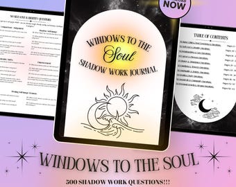 Shadow Work Journal: 500 Prompts for Inner Healing & Spiritual Growth (PDF Printable