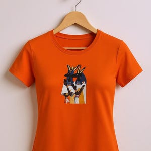 Egyptian Hieroglyphs T Shirt - Egypt Shirt, Artsy Shirt, Surreal Humour Tee, Art Shirt, Graphic T Shirt, Vintage Womens T Shirt