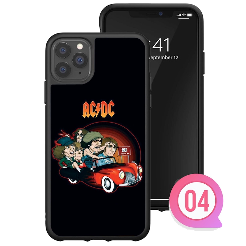 Retro Rock Music Phone Case: Vintage Band Style Cover - Etsy