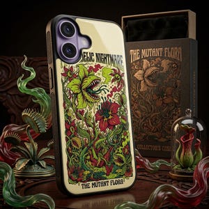 Carnivorous Plant Case iPhone 18 17 16 15 14 13 Pro Max Plus Air, Samsung Galaxy S26 S25 S24 S23 Ultra Edge FE A57 A56 Google Pixel 10 9 8