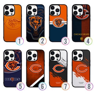 Chicago Football SKY0006 iPhone 16 15 14 13 Pro Max Plus Samsung S25 24 23 Edge Ultra Plus , Z Fold Flip 6 5 4 Google Pixel 9 8 7 Case