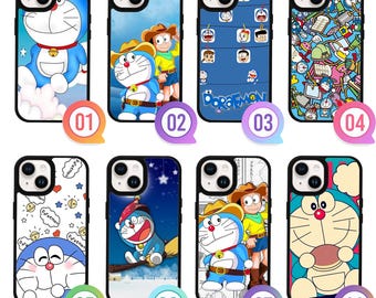 Coque de portable dessin animé kawaii - Inspirée des dessins animés, cadeau amusant pour elle iPhone 16 15 14 13 Samsung S25 S24 S23 Edge Fold 7 6 5 Google Pixel 9 8 7