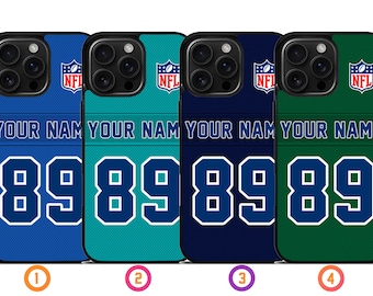 Custom Football Jersey Phone Case: Personalized Sports Fan Gift
