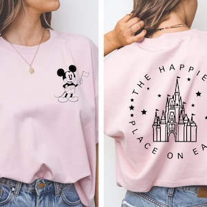 The Happiest Place On Earth png, Magical Castle png, Mouse Castle Png, Family Vacation Shirt Magical Kingdom png, Family Trip Png, Shirt Png