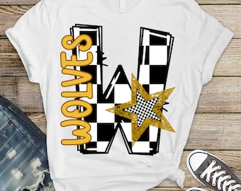 Wolves PNG Bundle: Game Day Sublimation Design, Mascot Team name, Wolves Png, School Team Shirt PNG, Game Day Png Digital Download