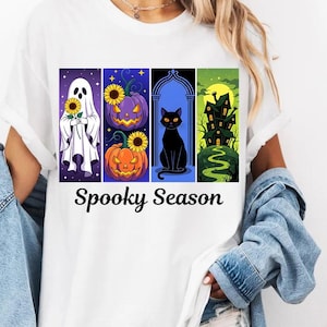 Spooky Season Png, Vintage Halloween Horror Night Png, Trendy Halloween PNG, Halloween Shirt designs, Retro Halloween PNG, Horror Movie PNG