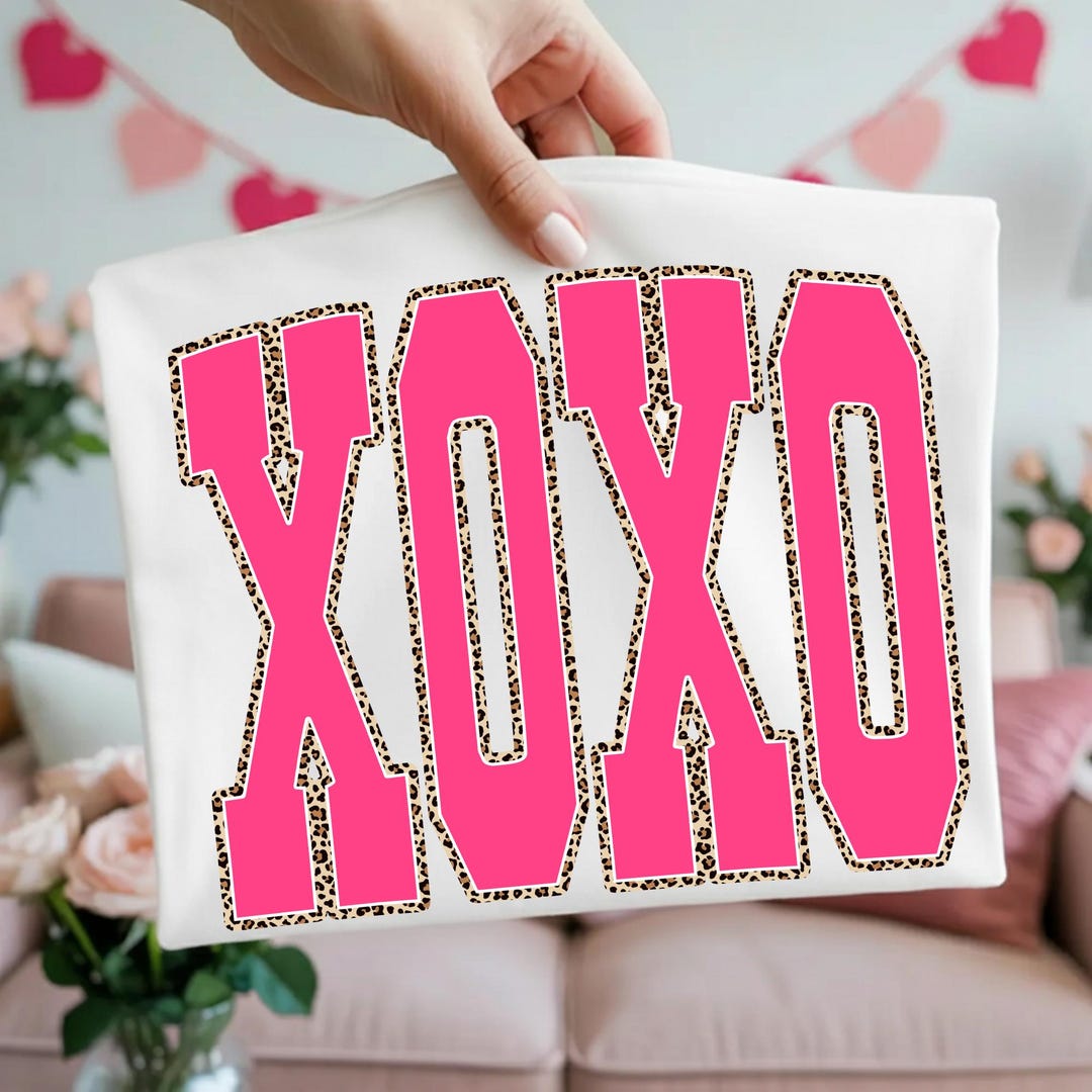 Retro XOXO PNG: Valentines Day Png, Retro Girly Valentine Shirt Png ...