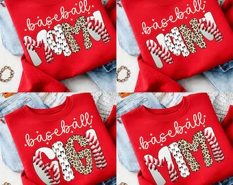Baseball Mama PNG Bundle, Gigi Mimi Mini Baseball Sublimation Design, Game Day Shirt Design, Distressed Baseball Bow, Preppy Baseball Png