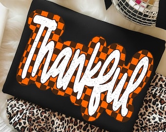 Thanksgiving png à carreaux, Thanksgiving shirt png, Thanksgiving rétro png, automne png, conception de sublimation de Thanksgiving