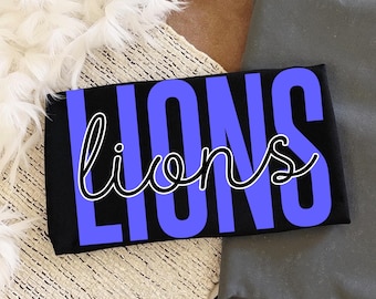 Lions PNG Bundle: Lions Football png, Lions Shirt png, Highschool Lions Football png, Mascot Lions shirt png, Lions Sublimation Download