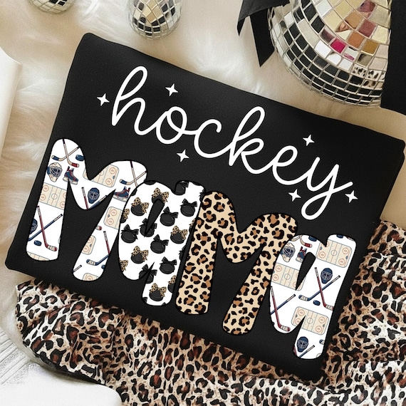 Preppy Hockey Mama Png: Game Day Png, Hockey Mom Retro Sublimation Design, Game Day Png, Trendy Sports Mom png, Hockey Season png