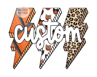Custom Basketball Team Name PNG: Personalized School Spirit Sublimation, Editable Team Shirt PNG, Checkered Star Leopard Letters PNG