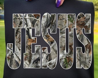 Jesus Grau Camo Design: Retro Jesus Shirt png, Camo Jesus png, religiöser christlicher Sublimationsdesign digitaler Download