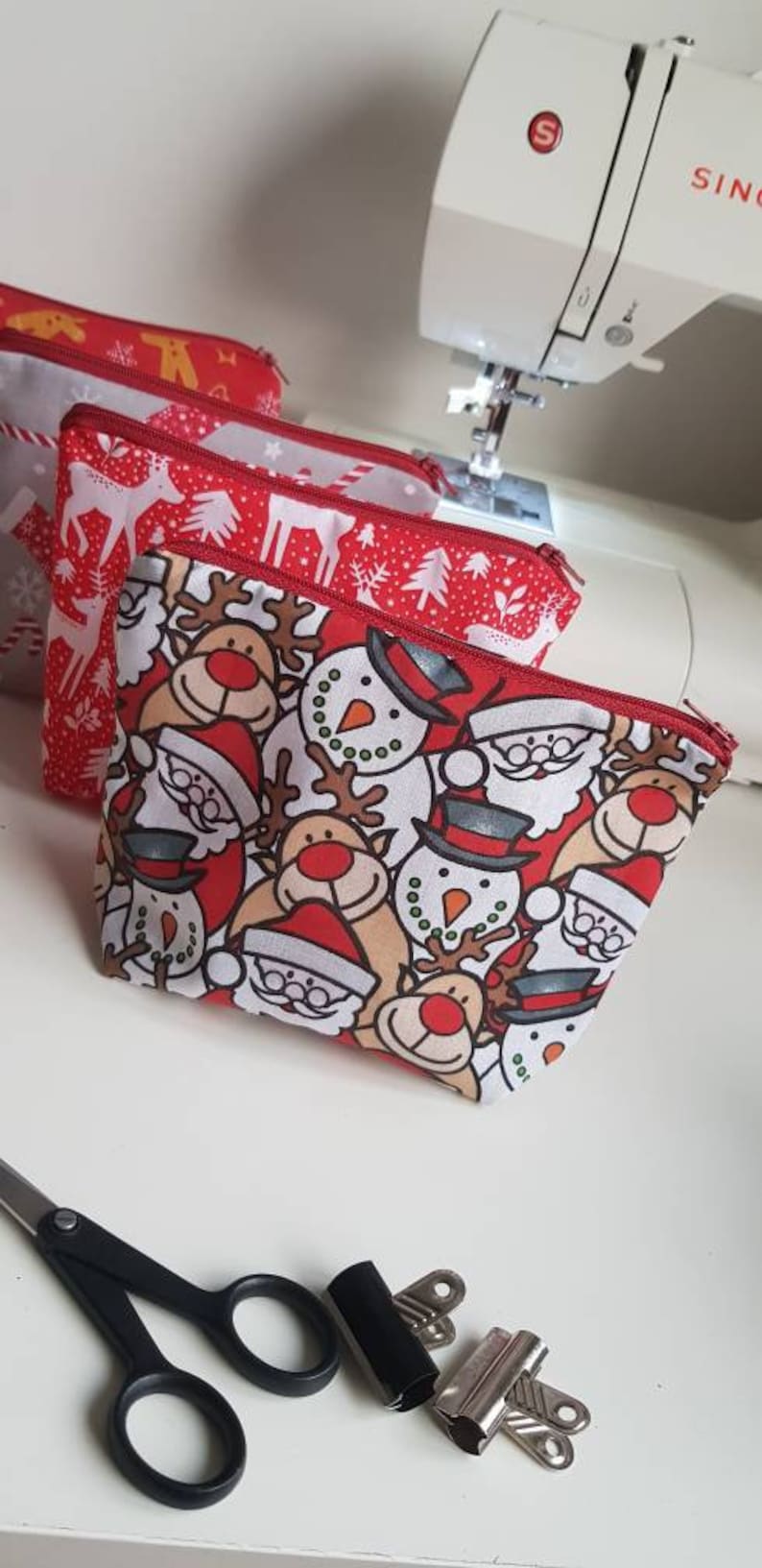 kids gifts stocking stuffer Pack of xmas zip pouches christmas gifts secret santa