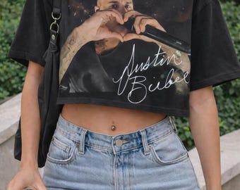 Justin Bieber Coachella Crotop T-shirt, Bieberchella Croptop, Pop Music Festival Croptop Shirt, Fan Gift