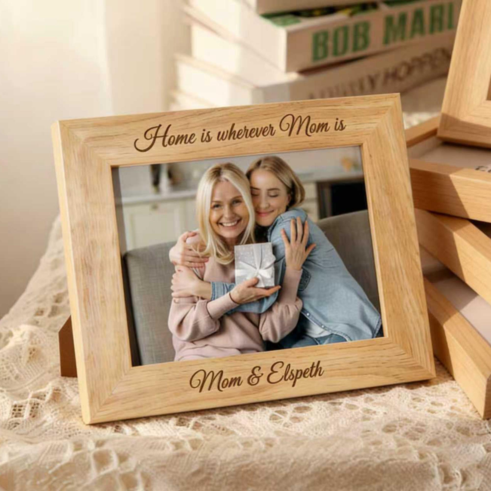 Cornice personalizzata La mamma è la prima migliore amica per sempre, Grazie mamma, regalo per la festa della mamma, regalo per la figlia adulta alla mamma, regalo a lunga distanza