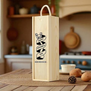 Personalised Couples Initials Flower Wine Box,Couple&#39;s Initials Wine Box Custom Laser Engraved Gift,Anniversary Vintage Valentines Gift Love