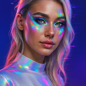 KISMET MAGIC GLITTER - El maquillaje que te hace lucir encantada - brillo holográfico de polvo de estrellas