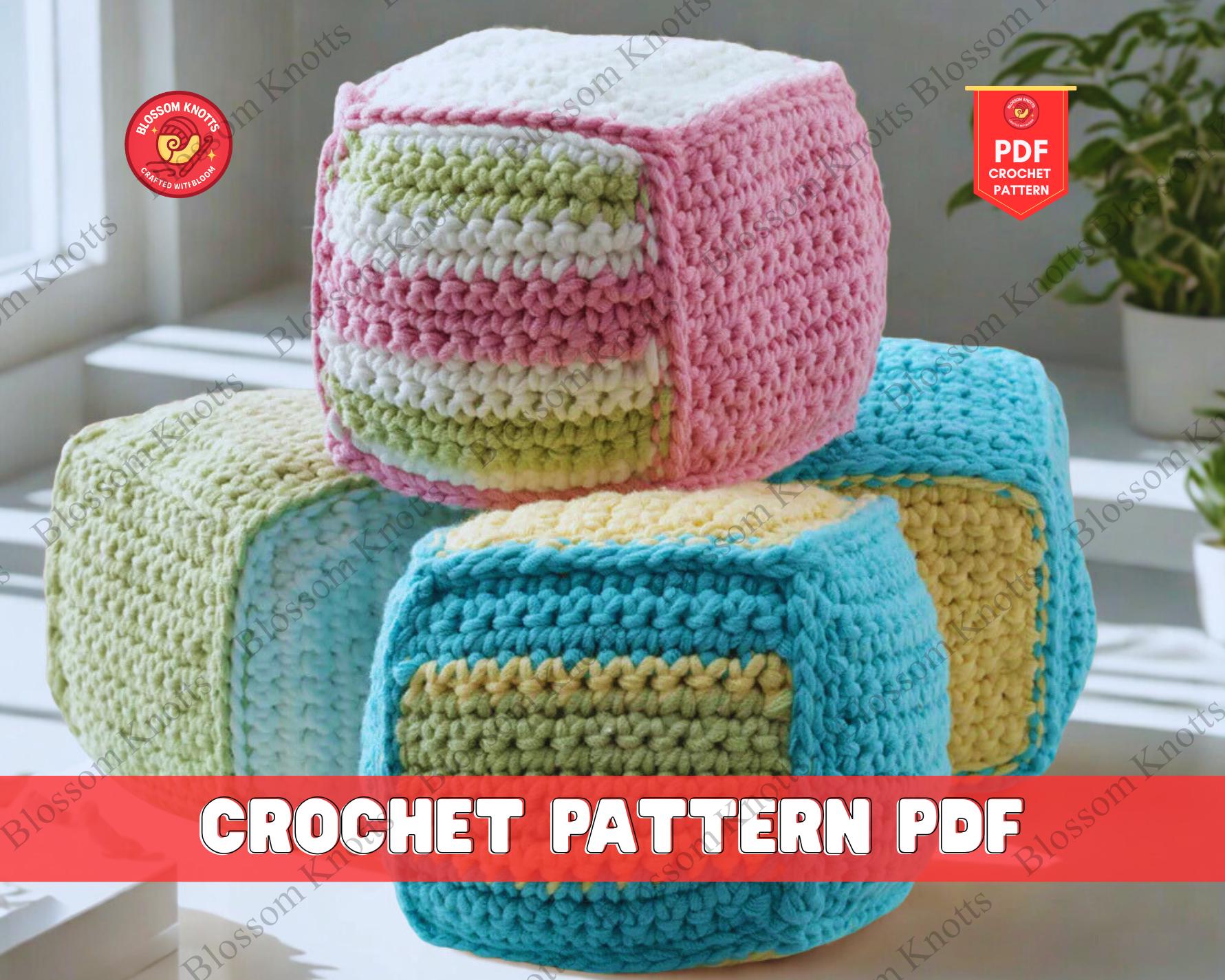 35 Crochet Blocks and Squares for Your Next Project 18 Alphabet Baby Blocks Crochet Pattern: Amigurumi Letters