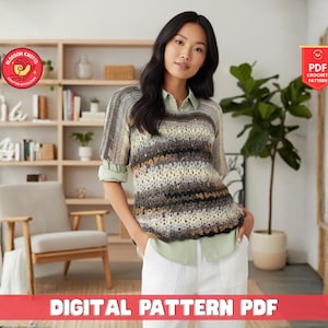 Lace Crochet Cardigan Pattern: Long, Cozy Duster Jacket (PDF Pattern)