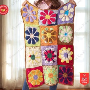 Crochet Lotus Blanket Pattern Mandala Throw Design Victorian Style 12 Point Star Afghan Intricate Girl Blanket Vcrochetpatterns