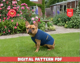 Dog Sweater Knitting Pattern, Cozy Pet Jumper (PDF Pattern)