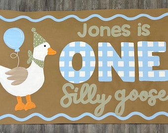 Eine Dumme Gans erster Geburtstag Banner