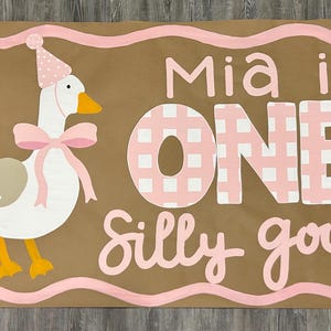 eine verrückte Gans, Mädchen Geburtstagsbanner