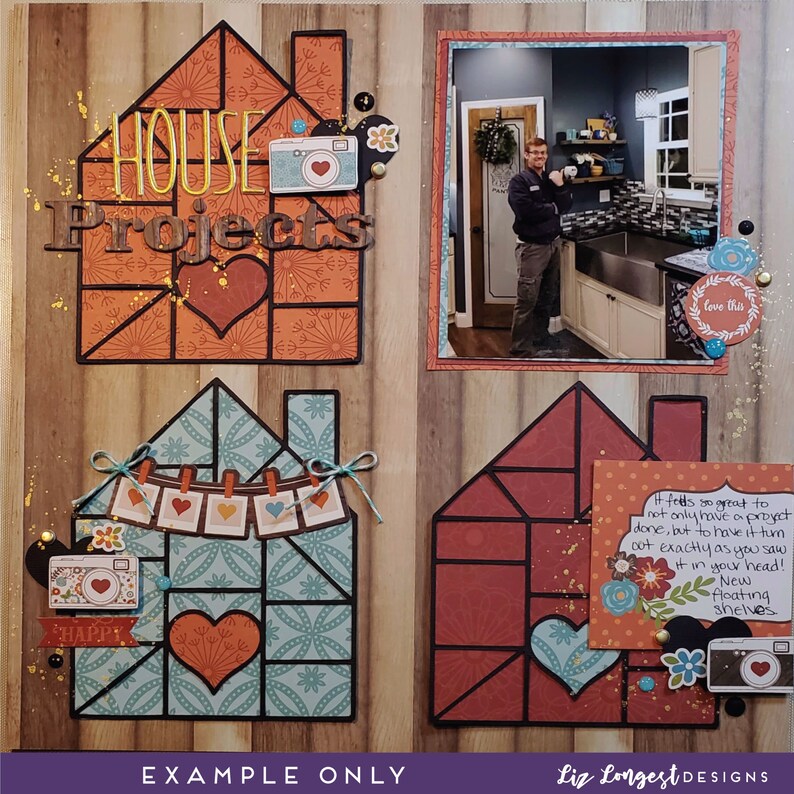 Paige Evans Paper Cut File for Scrapbooking Home Scrapbook Etsy