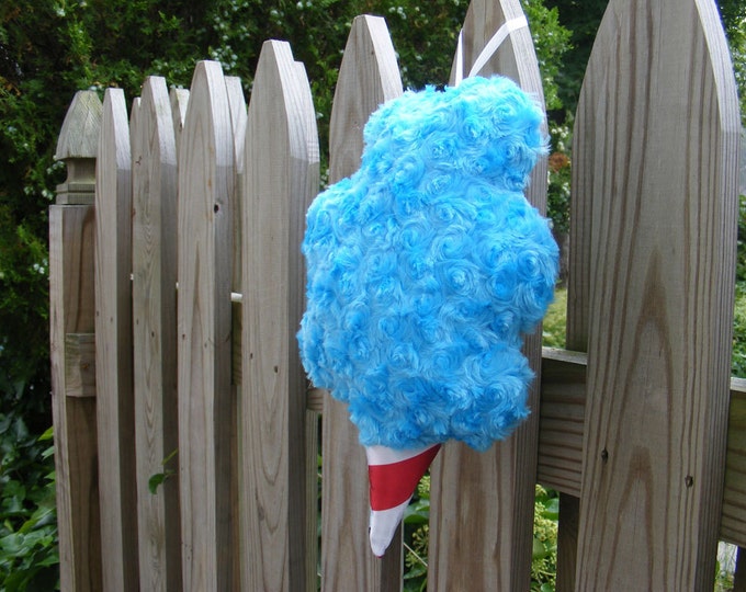 Cotton Candy Pillow the Sweet Tooth Blue Etsy