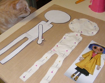 Coraline doll store pattern free
